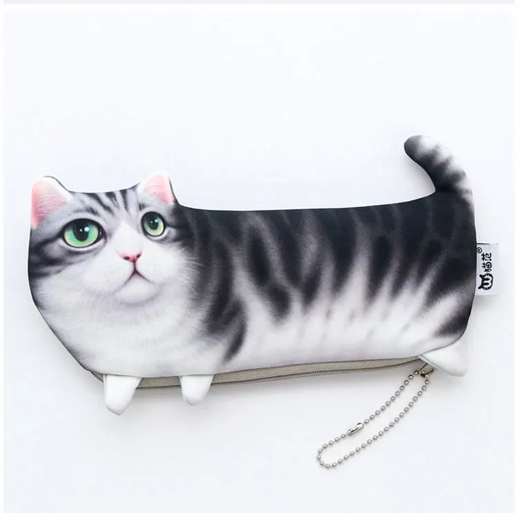 Creative School Bags Novelty Pencil Case Large Capacity Portable Pencil Bag for Kids gift Kawaii Korean Stationery - Цвет: 04