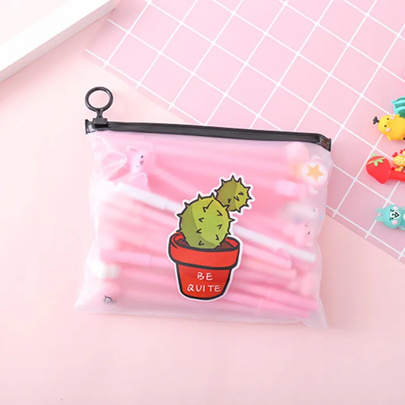 20 шт./компл. гелевая ручка Единорог lapices Flamingo caneta Kawaii boligrafo милые канцелярские