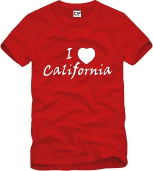 i love california t shirt the heirs