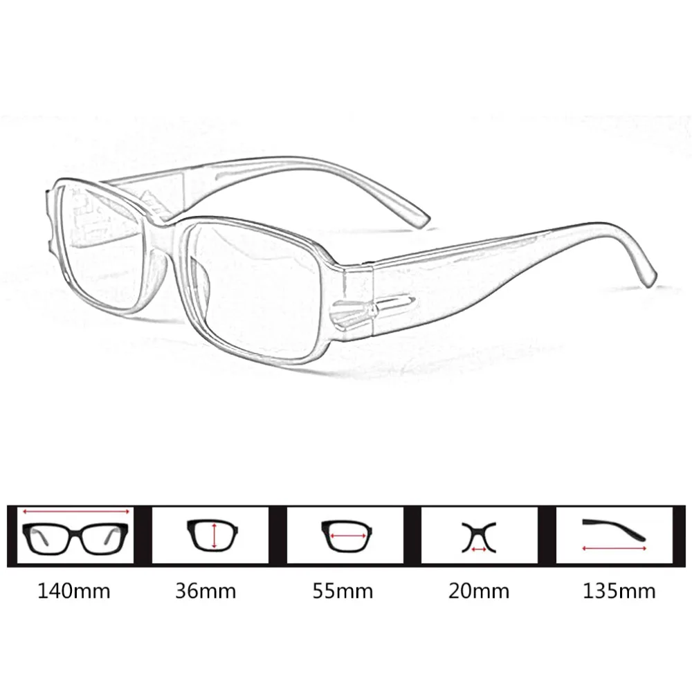 Купить один получить один бесплатно светодиодные очки для чтения Регулируемые магнитной защиты здоровья очки для ленивых пресбиопических