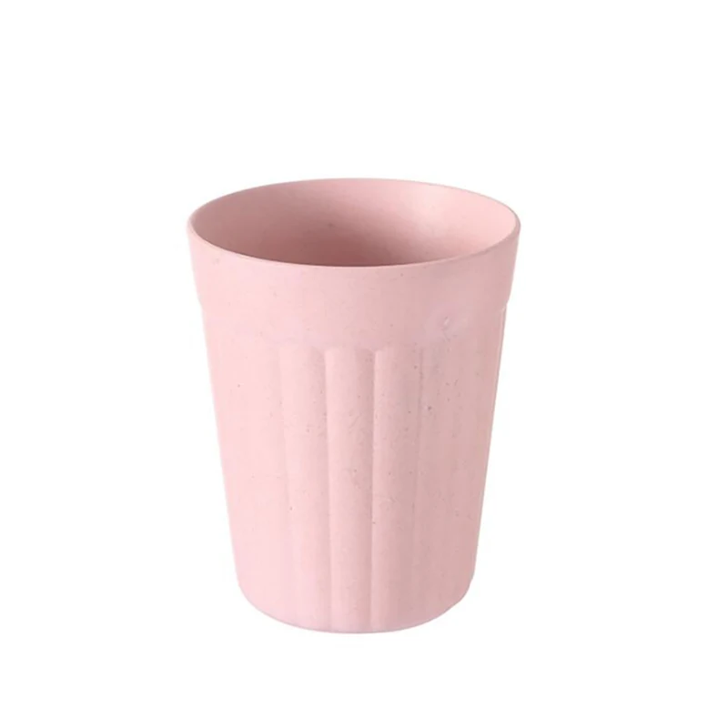 

Bamboo Fiber Environmental Water Children Breakfast Plastic Eco-Friendly Wheat Straw Coffee Tea Milk Drink Cup Toothbrush