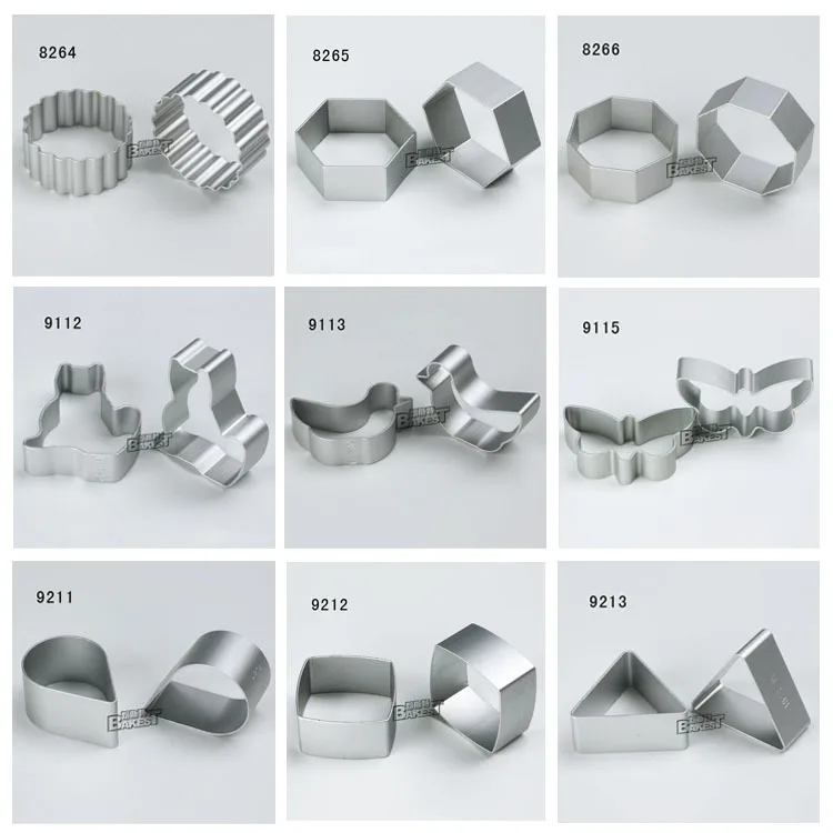 

BAKEST (30pcs/bag) Aluminium Alloy DIY Lovely Pattern Small Size Cookie Molds Biscuit Cutter