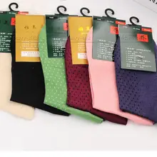 6 пар, женские носки из шелка, до середины икры,, черный, коричневый, бежевый, серый, темно-синий, лето, весна, осень, зима