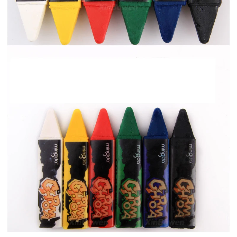 6/12 цветов краска для лица ing карандаши сплайсинга структура краска для лица карандаш Рождество ручка для раскрашивания тела палка для детей партии макияж