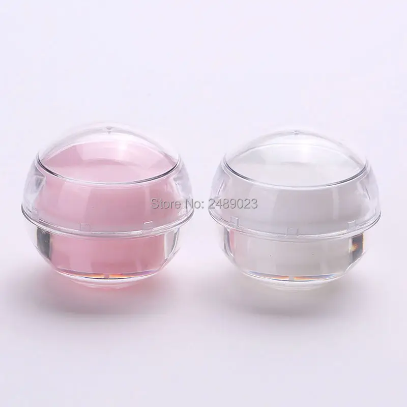 

Mini 5g Pink/White Empty Refillable Acrylic Bottle Cosmetic Cream Jar Pot Bottle Container Makeup Packing 10pcs/lot