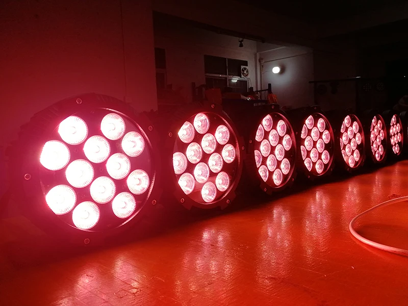 8 шт./лот 12x12 Вт водонепроницаемый прожектор для вечеринок+ кейс RGBW 4IN1 светодиодный параболический алюминизированный отражатель DMX512 Профессиональный наружное освещение для сцены