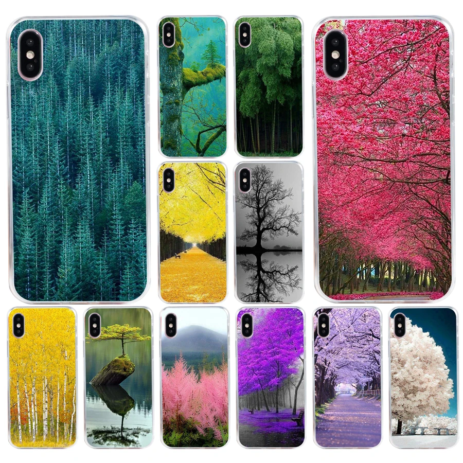 103H Earth Planet Tree Custodia Morbida In Silicone Tpu Cover Per Iphone 5 5S Se X Xr Xs Max Case