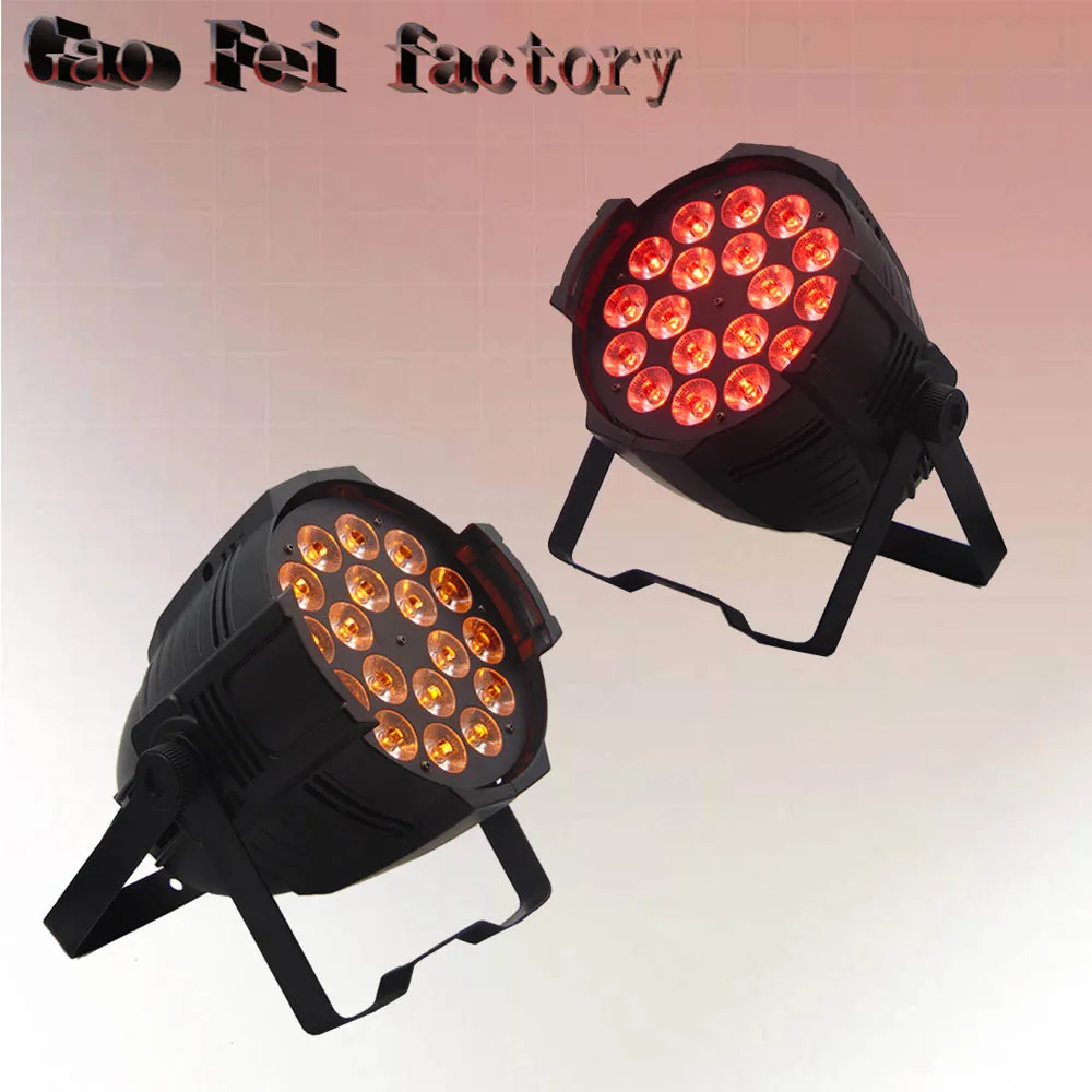 

2pcs/lot 18x12W 4IN1 Led Par Light Indoor RGBW 64 Stage dj