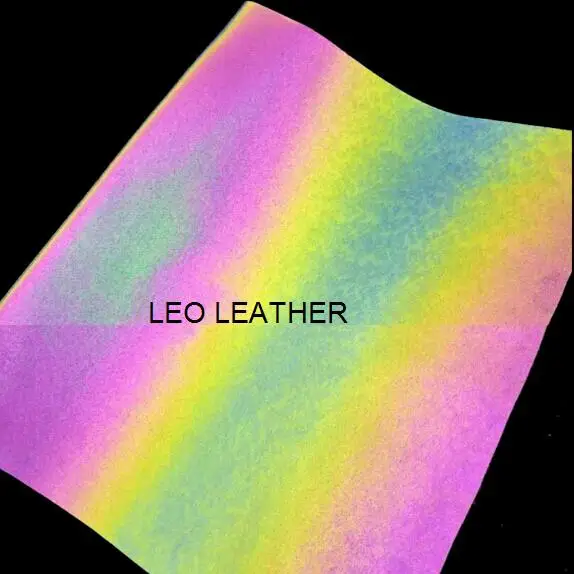 

Rainbow Reflective Spandex Fabric For Garment or Accessories DIY Stretch Lihgt Reflective Fabric high quality P163