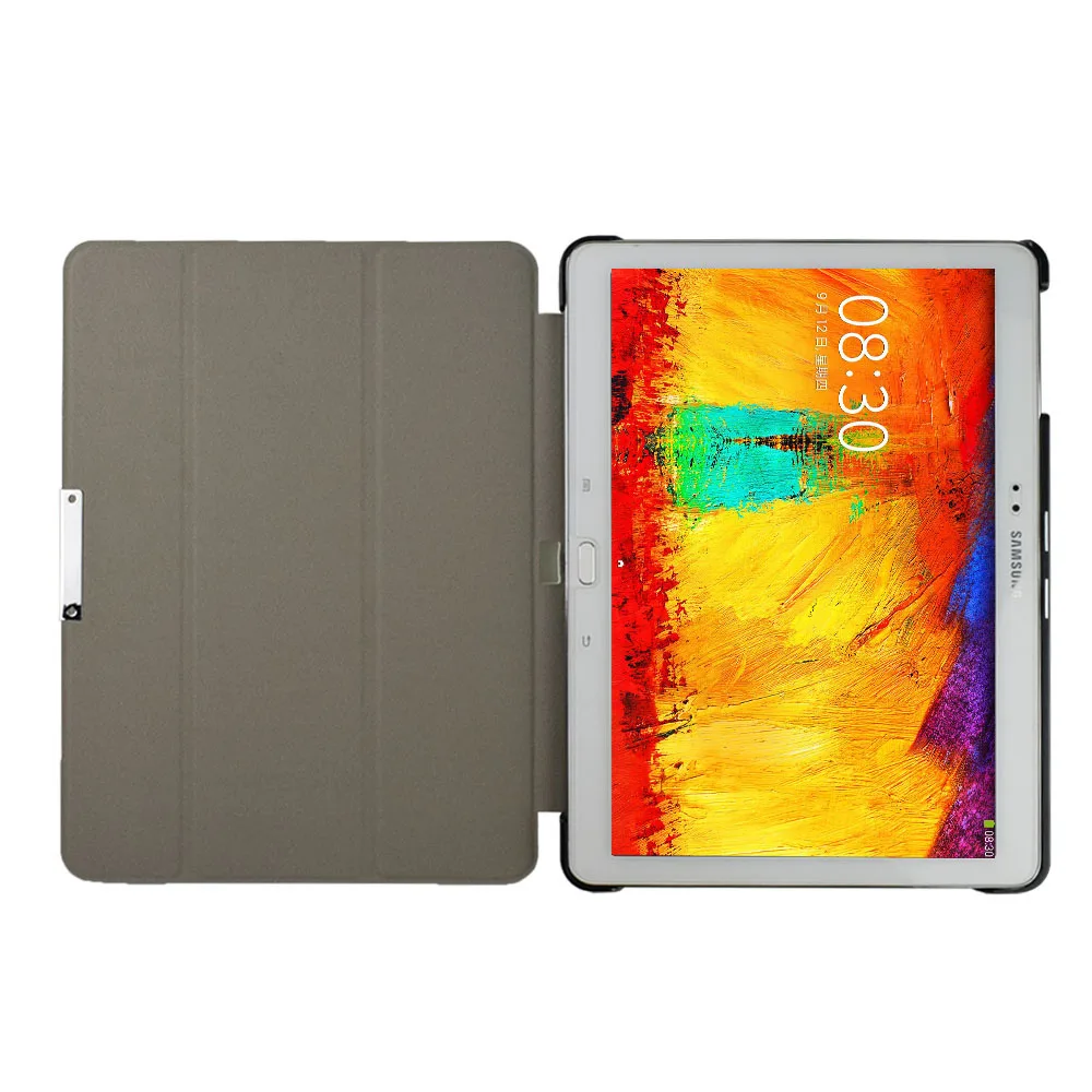 Тонкий чехол из искусственной кожи для samsung Galaxy Note 10,1 Edition SM-P600 P601 P605 607/Tab pro 10,1 T520 T521 T525 чехол для планшета+ пленка+ ручка