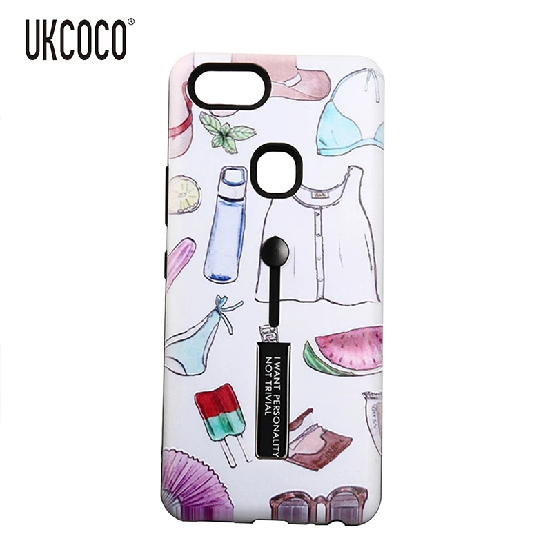 UKCOCO Protective Phone Cover for Vivo X20 Hand Painted Color Pattern Anti-Scratch TPU Case Plus |