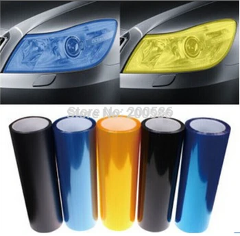 

12 Rolls/Lot Headlight Film Tint Taillight Headlamp Gloss Matt Smoke Headlight Rear Lamp Tint Headlight Tint Film 13 Colors
