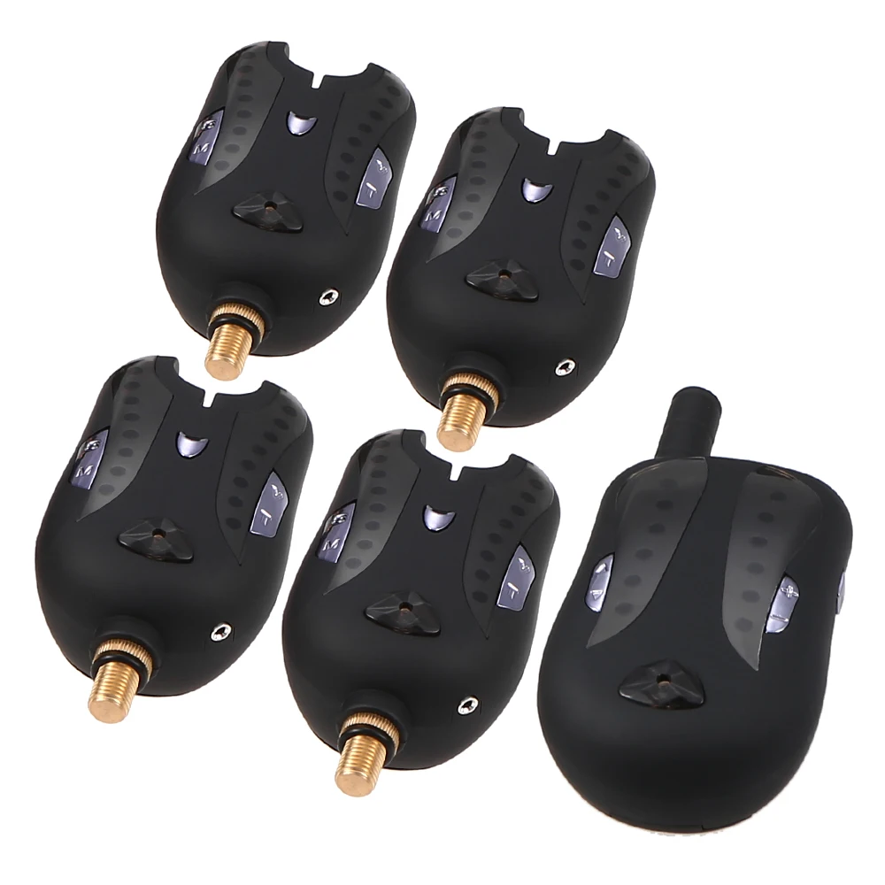 Conjunto de Alarmes da Mordida de Pesca sem Fio Acessórios de Pesca Lixada Receptor Digital Alerta Kit Carpa Pesca Led Indicador Som 14 Lixada conjunto de alarmes da mordida de