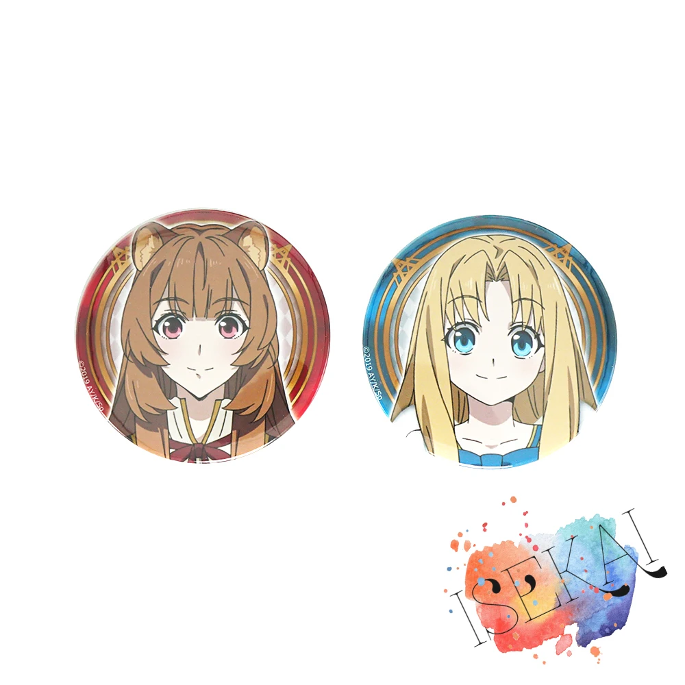 The Rising of the Shield Hero Tate No Yuusha Nariagari японский значок аниме Raphtalia Firo Filo брошь на