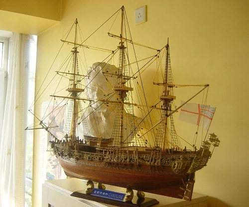 NIDALE модель Sacle1/50 британский шелковый чулок королевская яхта HMS Каролина 1749