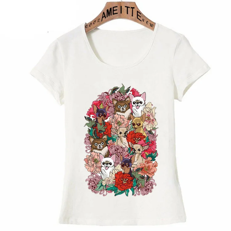 Летняя модная женская футболка с цветными растительными и черными мопсами, футболка с принтом милой собаки, кошки, Дизайнерские повседневные топы, крутые женские футболки