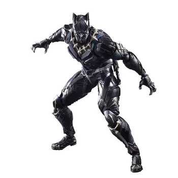 

PLAY ARTS 27cm Marvel Avengers Black Panther Super Hero Action Figure Model Toy for children toys