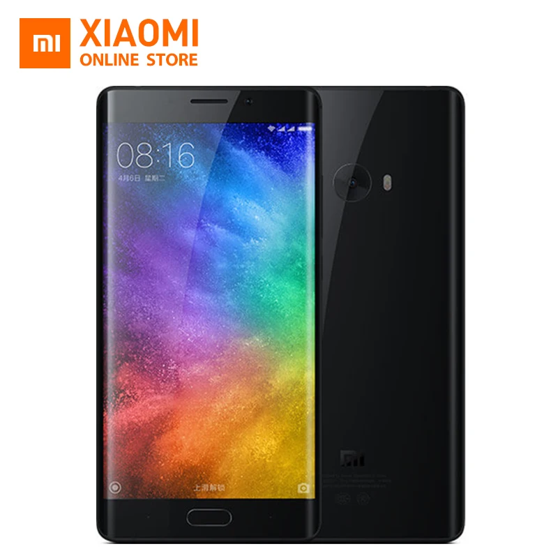 Original Xiaomi Mi Note 2 Prime 6GB RAM 128GB Mobile Phone Snapdragon 821 Quad Core 5.7inch Fingerprint ID NFC 22.56MP camera