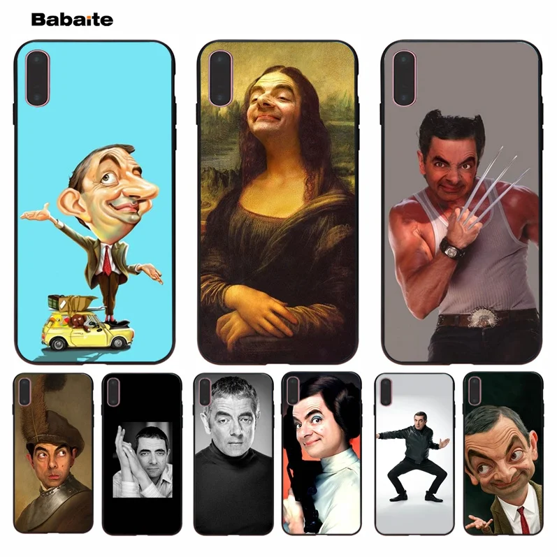 

Babaite Wayne Mr Bean Rowan Atkinson DIY Drawing Phone Case cover Shell for Apple iPhone 8 7 6 6S Plus X XS MAX 5 5S SE XR Cover