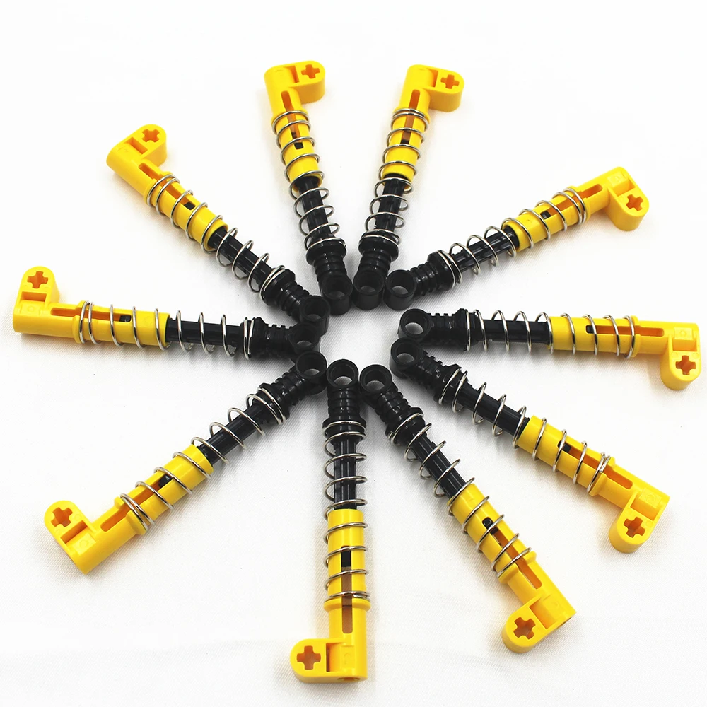 Building Blocks MOC Technic parts 10Pcs Shock Absorber 9.5L (Hard Spring)  compatible with Lego for kids boys toy