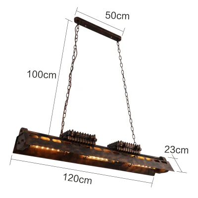 Подвесной светильник в стиле лофт промышленный декоративный винтажный Железный