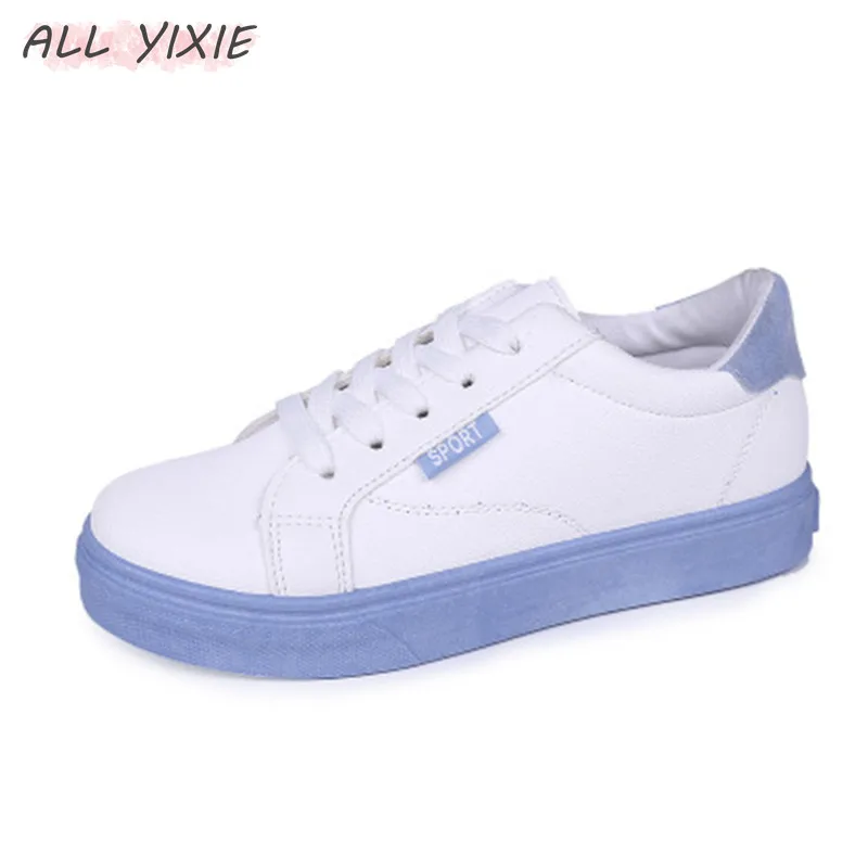 

ALL YIXIE 2019 Spring New Fashion Wild Casual Shoes Female Summer Breathable Sports Flat Shoes Ladies Candy Color Student Shoes
