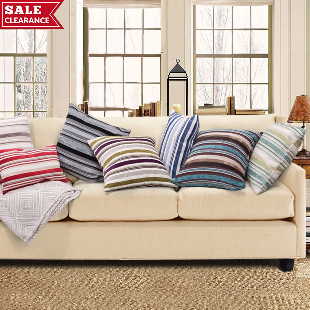 Buy Naturelife Throw Chenille pillowcase Striped