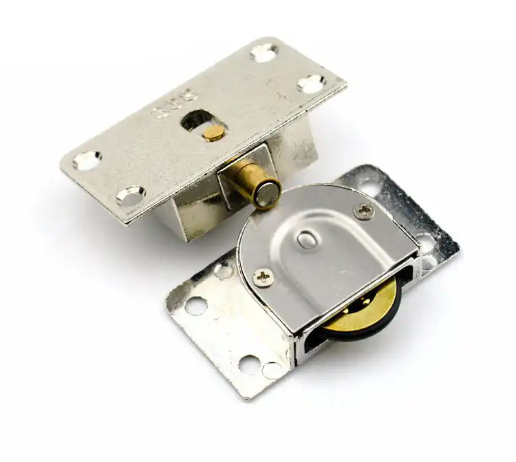 Model338 Wardrobe Sliding Door Track Wheel Alloy With Bearing