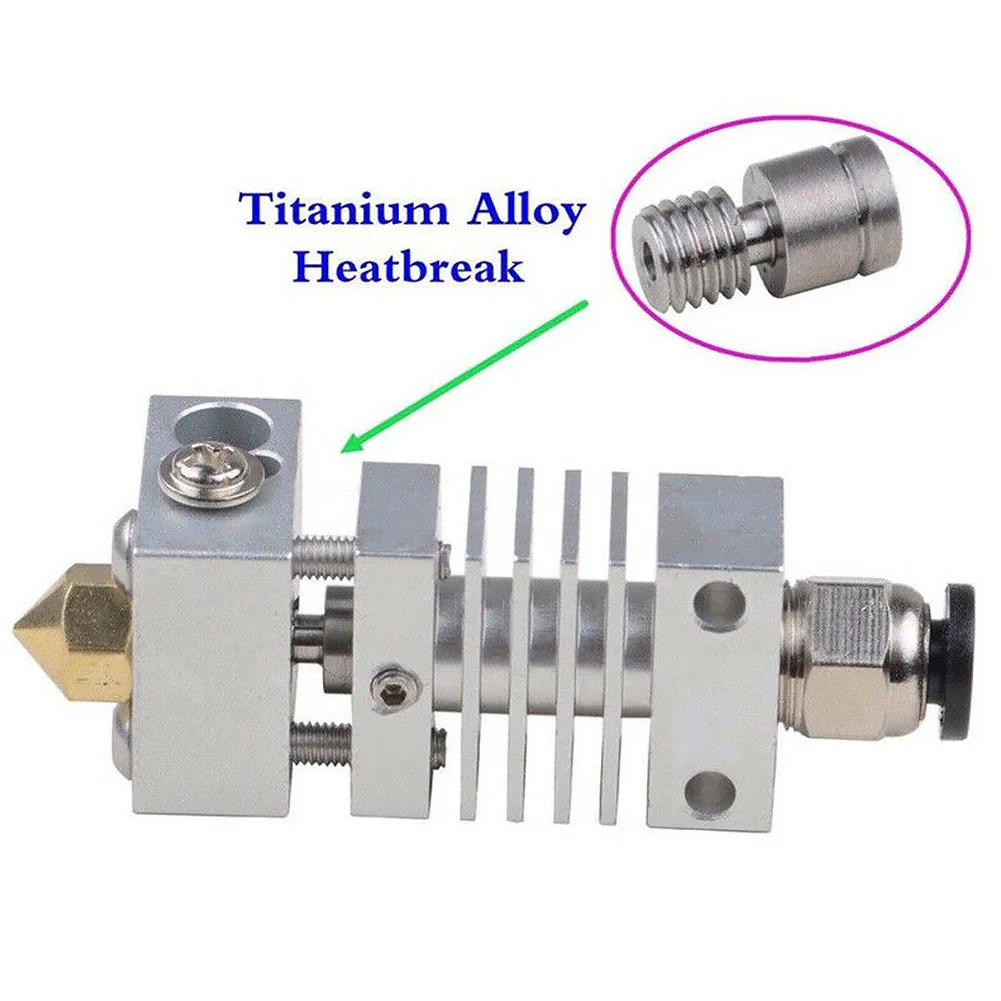 Быстрая Hotend набор деталей все металлические аксессуары радиатор обновление