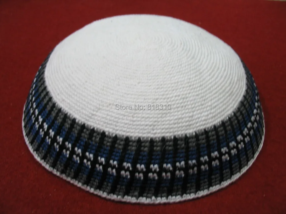 Высокое качество ручной работы трикотажные YARMULKE KIPPAH большой размер 3 шт в партии