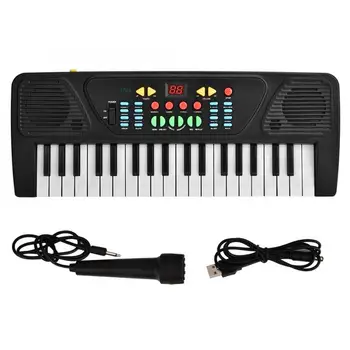 

37Key USB/Without USB Electric Piano Keyboard Kids Digital Instrument Toy with Microphone Educational Developmental Toy kid
