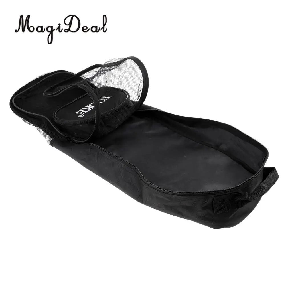 MagiDeal 1Pc Scuba Diving Snorkeling Gear Bag Mesh Travel Backpack for Mask Fins Snorkel