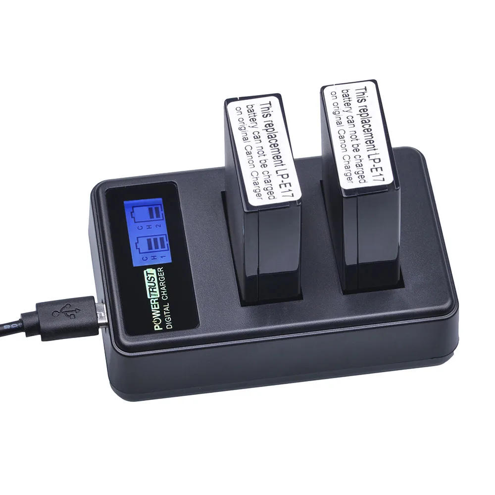 Аккумулятор для Canon EOS M3 M5 M6 Rebel T6i T6s T7i 750D 760D 800D 8000D Kiss X8i|lp e17|lp e17 batterycanon lp |
