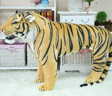 standing pose simulation tiger large 110x70cm plush toy , can be rided. home , party decoration Christmas gift x012