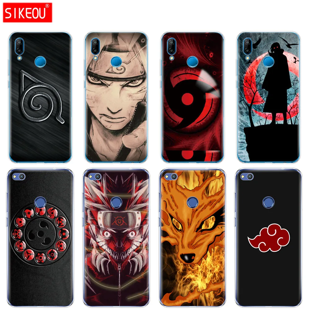

Silicone Cover Phone Case For Huawei P20 P7 P8 P9 P10 Lite Plus Pro 2017 p smart 2018 Naruto Sabaku Gambar Mata Gaara