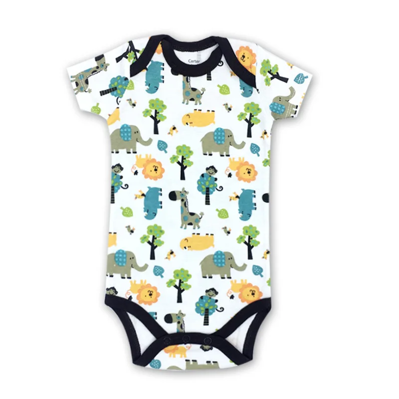 

1 pieces baby clothes cotton short-sleeved bag fart clothing short-sleeved jumpsuit romper children's clothing grils &Boys