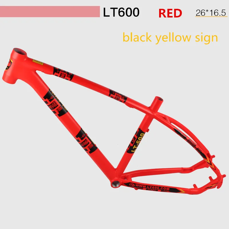 LAYIN рамы для MTB LT600 плоский сварочный профиль в трассе горный велосипед рама из алюминиевого сплава 26*16,5 дюймов