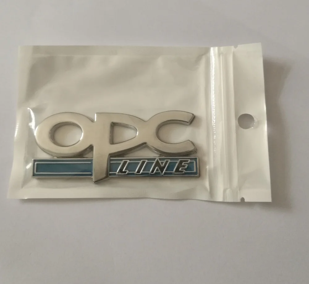 1pcs 3D Metal OPC Line Car Emblem Badge Sticker Decal for Opel Astra Zafira