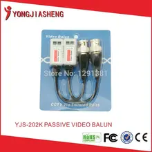 Twisted pair BNC passive CCTV video balun
