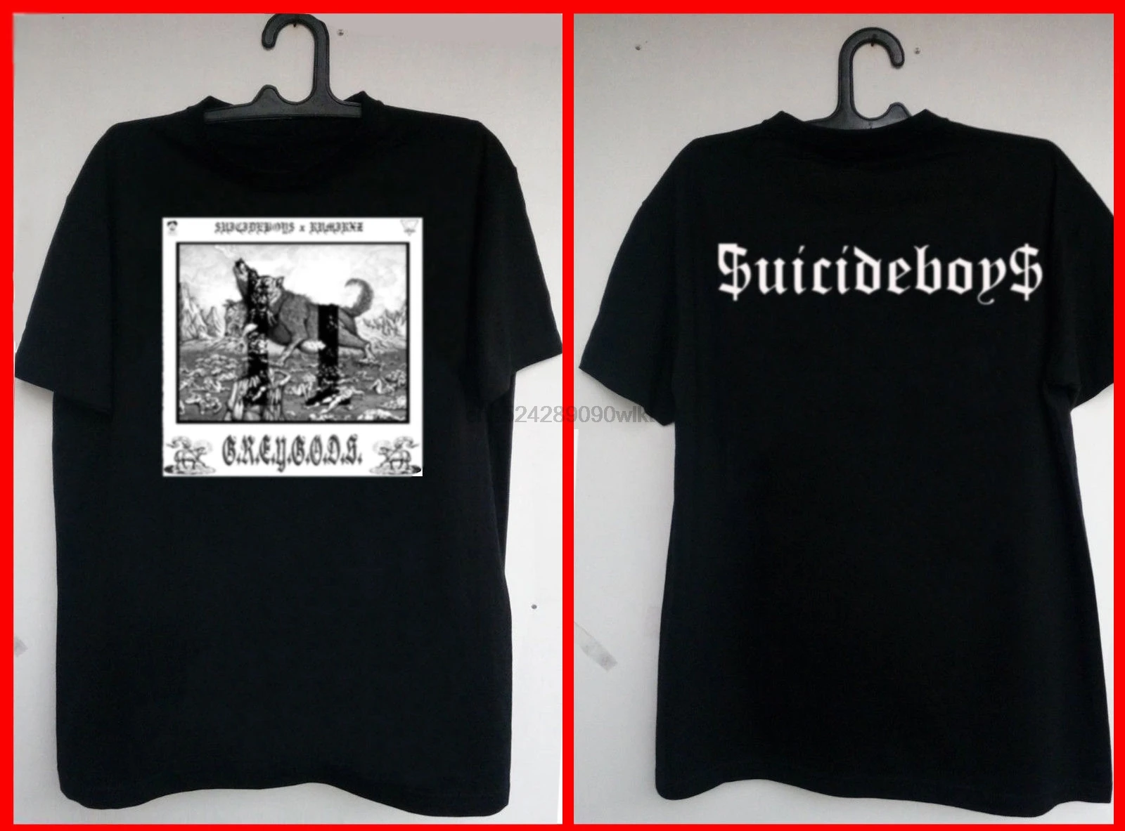 

x RAMIREZ GREY GODS BLACK G59 Black Shirt Size US