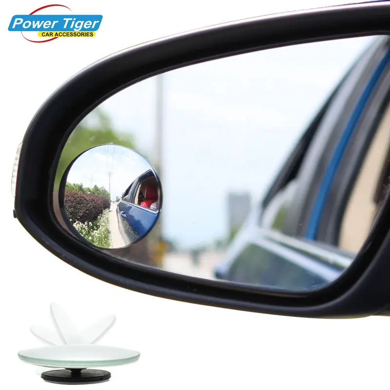 2 шт./лот 360 градусов заднего Biew слепое пятно зеркало для парковочные системы Framless широкий формат Круглый выпуклый дождь тенты