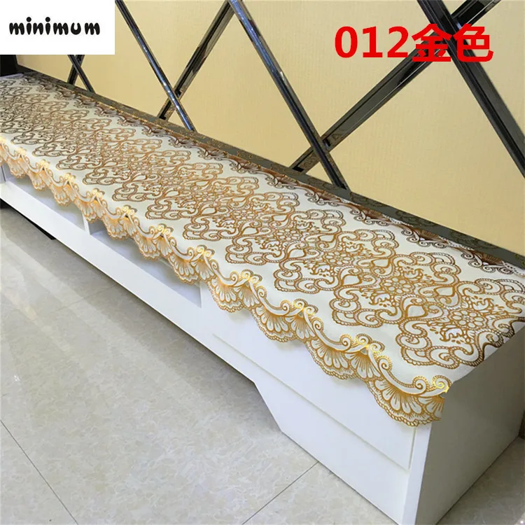

European style PVC TV cabinet tablecloth Coffee table mats Bedside cabinets Dressing table Shoe cabinet dust cover cloth