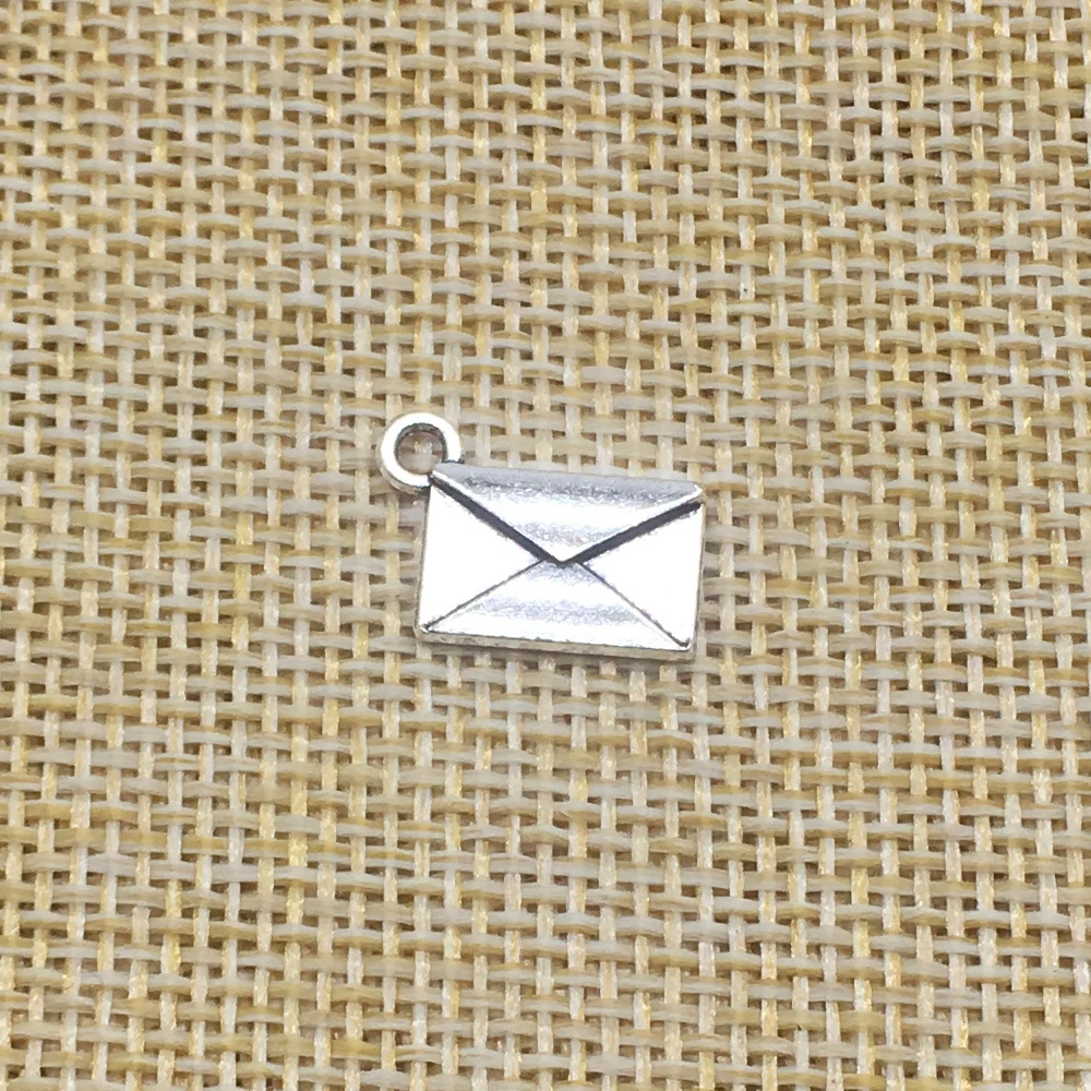 

50Pcs Envelope Charms Antique Silver Color Jewelry Making Handmade Crafts