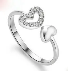 

Rings For Women Silver Love Hearts Ring Jewelrypalace AAA Cz Rings 925 Silver Rings 925 Stamp Jewelry Women's Jewelry Heart