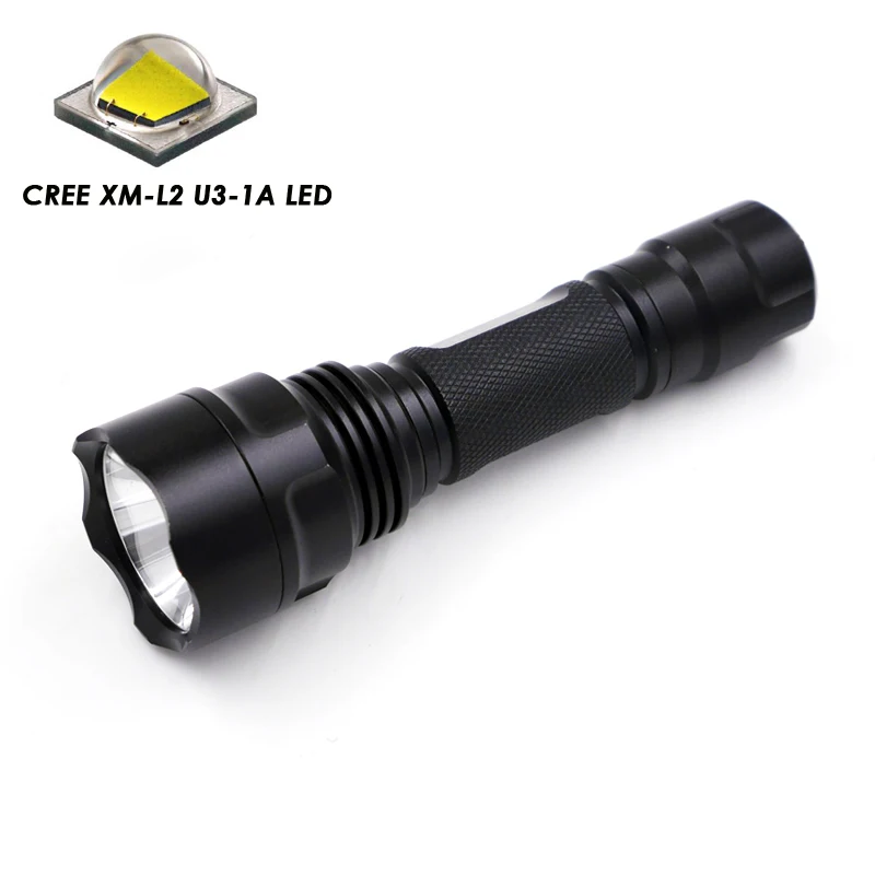 Охотничий набор 1 режим C2 CREE фонарь XML2 U3 светодиодный водонепроницаемый фонарик