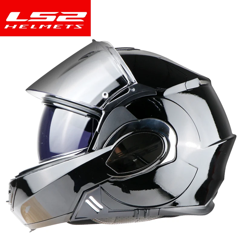 2018 New Arrival Ls2 Helmet Ff399 Chrome Plated Helmet Can Be Wear