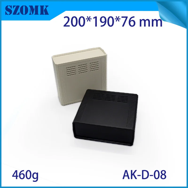 szmk plastic desktop enclosure electronics junction box instrument housing plastic abs control box hot sale project box plastic housing (27)