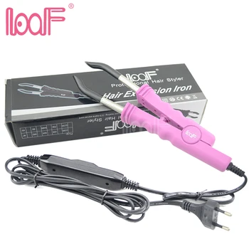 

LOOF 10pcs Loof JR-618 Professional kit for hair extension Fusion Heat Connector Wand Iron Melting Tools