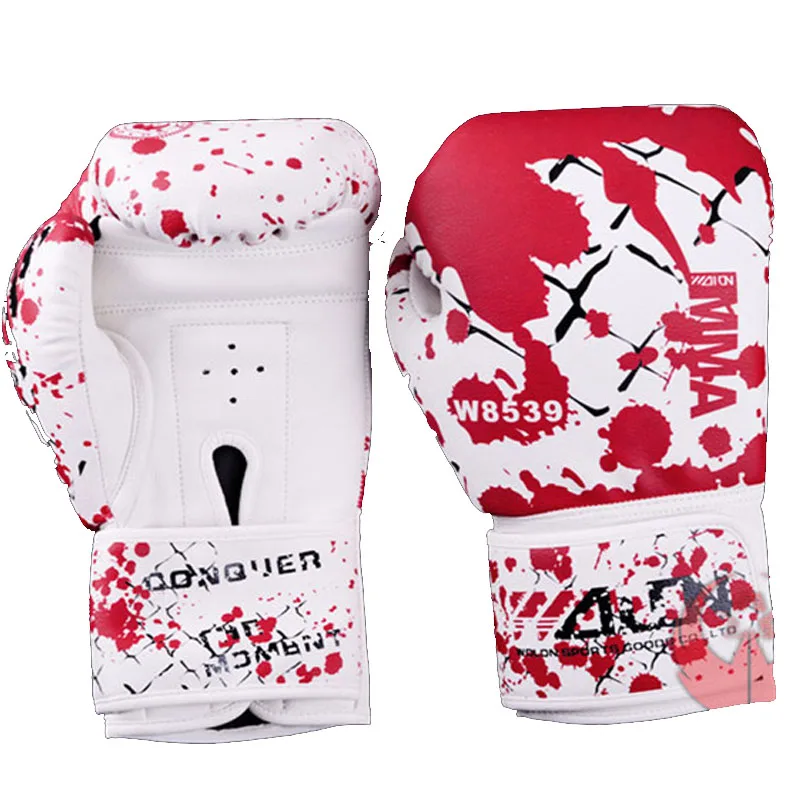 Muay Thai Training Glove Male 10 oz PU Muay Thai Boxing Gloves Sanda Kungfu Wushu Fighting