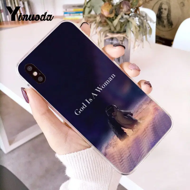 Yinuoda Ariana Grande God is a woman на заказ фото мягкий чехол для телефона для iPhone X XS MAX 6 6s 7 7plus 8 8Plus 5 5S SE XR 10